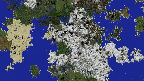Dynamap live map Minecraft server Island PVP and SkyBlock